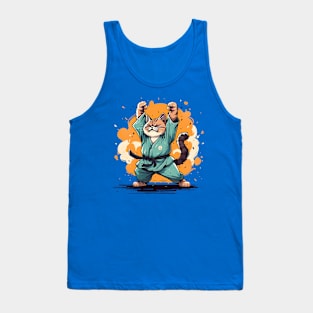 karate cat Tank Top